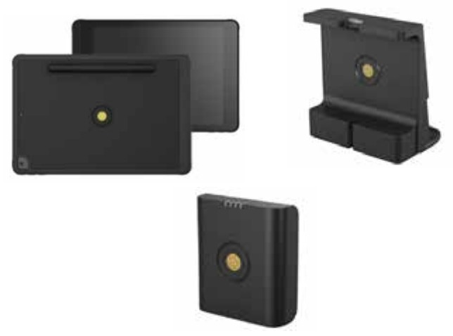 ジャケット ＋ 固定スタンド ＋ バッテリーの製品構成